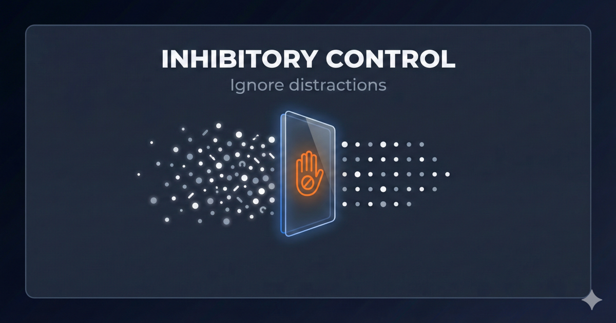 Inhibitory Control Explained: The Hidden Skill Behind Focus | Cogniba
